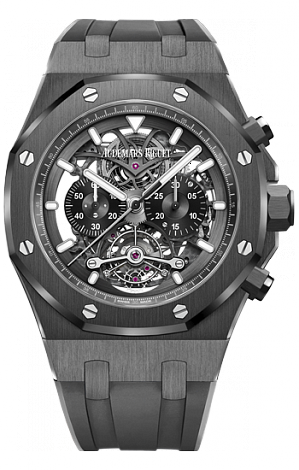 Replica Audemars Piguet Royal Oak 26343CE.OO.D002CA.01 Tourbillon Chronograph Openworked 44 mm watch